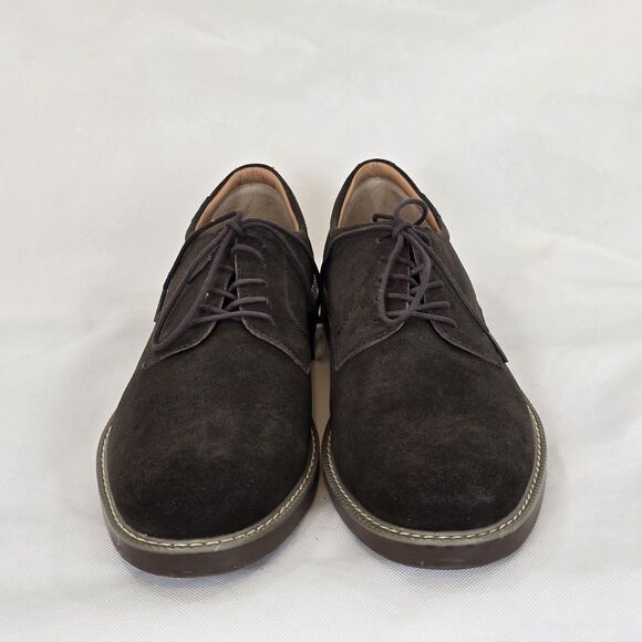 G.H. Bass Pasadena Shoes Mens Size 12 Brown Suede Oxford Casual Lace Up - Picture 4 of 16